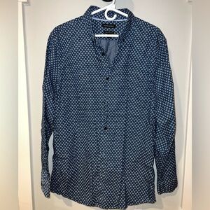 Banana Republic Shirt Mens Large Floral Pattern Long Sleeve Button Up Grant Fit